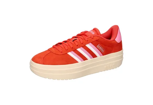 adidas Damen Sneaker VL COURT BOLD - Sneaker mit hohem Plateau für einen trendigen Look, aus hochwertigem Leder und mit strapazierfähiger Gummiaußensohle für optimalen Komfort im Alltag.