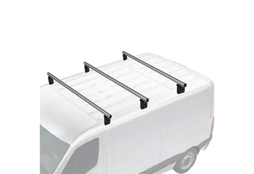 OMAC Dachträger Menabo für Dacia Dokker & Mercedes Citan W415 (2012-2024) - Dachgepäckträger aus hochwertigem Aluminium, leicht, abnehmbar und multifunktional. Ideal für Fahrräder, Skier und Gepäck. Wasserdicht und windbeständig für sichere Reisen.