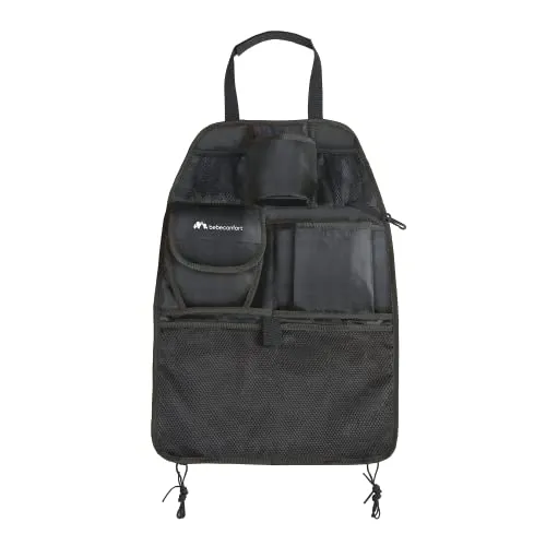 Bebeconfort Rücksitz-Organizer, Autositz-Organizer, universelle Passform, Aufbewahrung für Kinder, Taschen, Flaschenhalter, Spielzeugaufbewahrung für Kinder, ab der Geburt