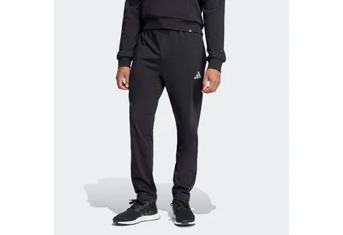 adidas Herren ESSENTIALS SMALL LOGO SINGLE JERSEY PANT - Trainingsbekleidung mit regulärer Passform, elastischem Bund und recyceltem Material für höchsten Komfort und Nachhaltigkeit.