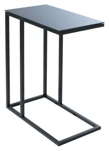 casa NOVA Beistelltisch Schwarz, 46 x 60 cm