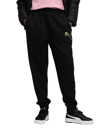 PUMA ESS Metallic Sweatpants FL in gold von PUMA
