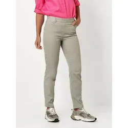 Relaxed by TONI Stretch-Hose Alice Slim 7/8 mit sportivem Gummibund grün 40