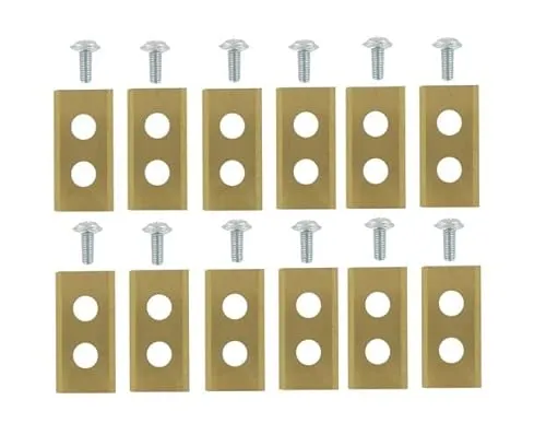 Mähroboter Ersatzmesser, Rasenrobotermesserklinge Titan passend für GROUW Mähroboter 12 Stück