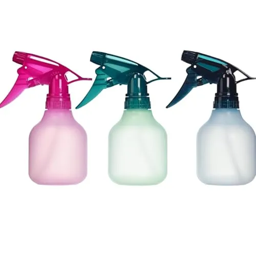 Professionelle Sprühflaschen klein - 200ml für Pflanzen und Friseurbedarf - Gartenspinklergerät mit variabler Sprühdüse für feinen Nebel oder festen Wasserstrahl. Praktisches Sparpaket mit 15 Stück, ideal für Pflanzenpflege und Friseurbedarf.
