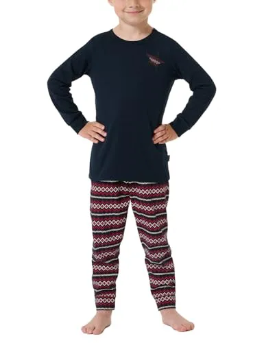 Schiesser Schlafanzug Set Pyjama lang - 100% Organic Bio Baumwolle - Größe 92 bis 140