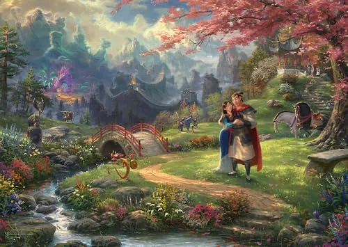 Thomas Kinkade Studios: Disney - Mulan Puzzle