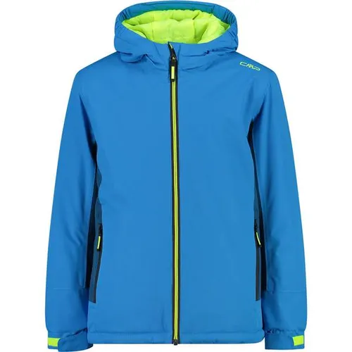 CMP Kinder Jacke KID JACKET FIX HOOD - Funktionsjacke mit Clima Protect-Membran für wasserdichten und atmungsaktiven Schutz. Ideal für Outdoor-Aktivitäten mit verstellbarer Kapuze und versiegelten Nähten.