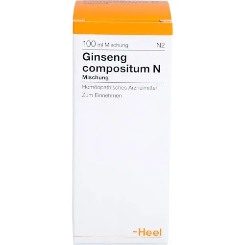 Ginseng Compositum N 100 ML - Homöopathisches Arzneimittel mit Ginseng, unterstützt das allgemeine Wohlbefinden. Enthält 35 Vol.-% Alkohol. Ideal für alle, die natürliche Heilmethoden suchen.