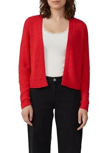 QS Strickjacke aus Bändchengarn rot XL in rot von QS