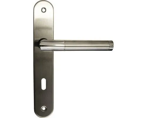 Langschildgarnitur BB Tina Edelstahl in weiß von Alpertec