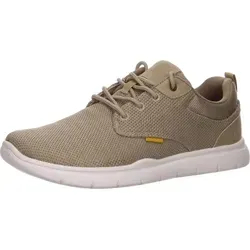 Dockers by Gerli Sneaker Beige Größe 41 EU - Stylische Sneaker in Beige, Größe 41 EU, mit 2 cm Absatzhöhe. Ideal für den Alltag dank bequemem Textilmaterial und praktischem Schnürverschluss.