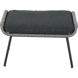 Siena Garden Kansas Loungehocker grau - Anthrazit - Sitzsäcke für drinnen und draußen, aus robustem Gardino®-Geflecht, ideal für entspannte Stunden im Garten oder auf der Terrasse.