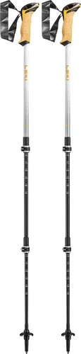 LEKI Cressida Stöcke - 3-teilige Aluminium Trekkingstöcke, verstellbar von 90-125cm, leicht mit nur 474g pro Paar