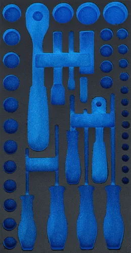 BGS-2002-4 Werkstattwageneinlage für Art. 2002, leer, für Art. 2002-7