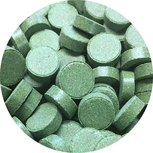 Futtertabletten Haft Tabletten 12 mm 10% Spirulina Pflanzliches Fischfutter Wels (1 kg)