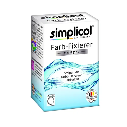 SIMPLICOL Farb Fixierer für Textilfarbe EXPERT 90ml flüssiger Fixierer bis 600g