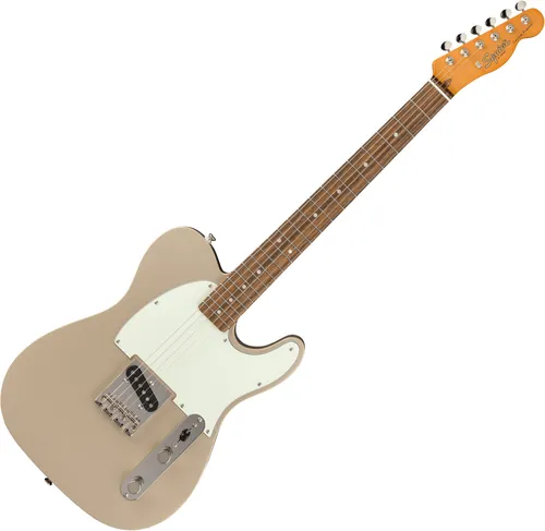 Squier Limited Edition Classic Vibe '60s Custom Esquire Shoreline Gold - Gitarren der Classic Vibe-Serie, mit hochwertigem Alnico Single-Coil Tonabnehmer für authentischen Vintage-Sound und stilvollem Shoreline Gold Finish.