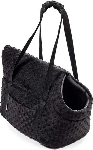 Hundetasche Tragetasche Transporttasche für Hunde Katzen Transportbox Tasche Neu Schwarz Minky XS