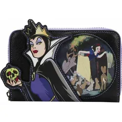 Loungefly Disney Snow White Evil Queen Brieftasche - Spielzeugfiguren und modisches Accessoire in einem! Die detailreiche Brieftasche vereint Funktionalität mit dem faszinierenden Design der bösen Königin und ist perfekt für Disney-Fans.