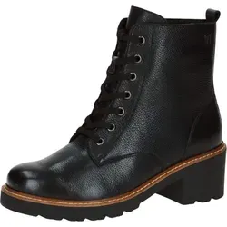 Caprice Stiefelette Leder mit Thermosohle - Wanderschuhe mit innovativer Sohlentechnologie für warme Füße, ideal für kalte Tage. Robustes Leder, gefüttert und mit Wechselfußbetten für individuellen Komfort.