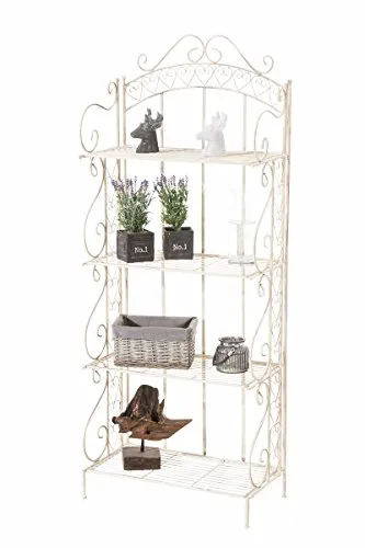 CLP Standregal Antje aus Eisen antik-creme von CLP