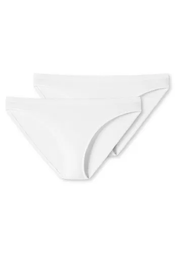 Schiesser Minislip 95/5 (2er Pack) mit flachen Nähten, Baumwollmischung, Single Jersey, weich