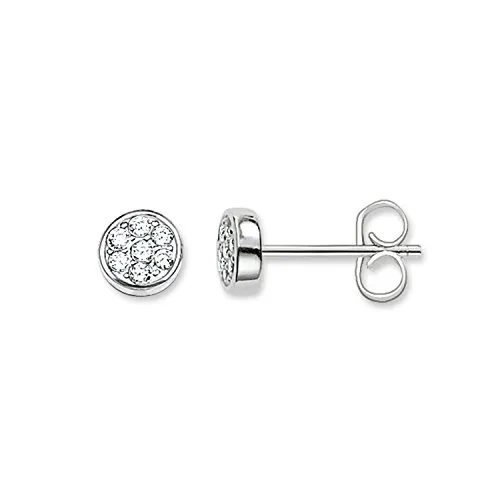 Thomas Sabo Ohrstecker Sparkling Circles aus 925 Sterling Silber - Elegante Damenohrringe aus 925er Sterlingsilber, die perfekt mit anderen Schmuckstücken kombinierbar sind. Ideal als Geschenk für besondere Anlässe.