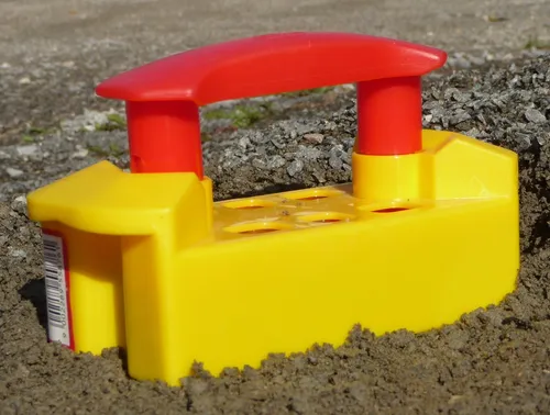 SANDKASTENSPIELZEUG Kinder Ziegelpresse 16cm mit FUNKTION 