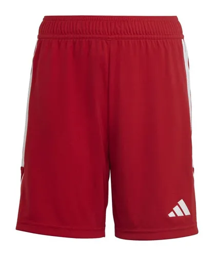 ADIDAS IB8092 TIRO 23 SHO Y Shorts Unisex Team Power Red - Sportshorts in 1/4 Länge mit adidas-Logo, ideal für Training und Freizeit, bieten optimalen Tragekomfort.