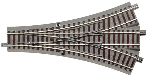 Roco 61160 Dreiwegeweiche 22,5°, symmetrisch - Länge 200 mm, H0