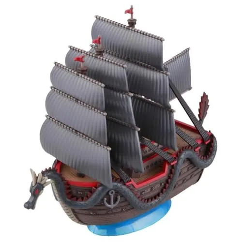 BANDAI Hobby Maquette One Piece 009 Dragon's Ship - 15 cm Modell aus PVC, detailgetreue Nachbildung für Sammler und Fans
