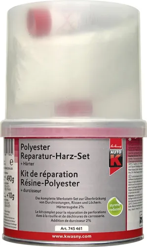 Auto-K Polyester Reparaturharz Set + Härter 500g