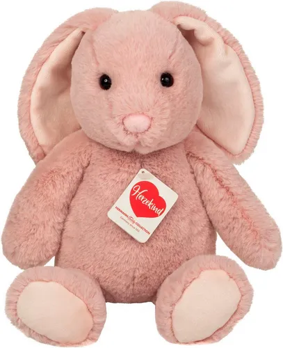 Teddy Hermann Häschen Haley rosa 32cm - Plüschtier, weiches und kuscheliges Design, ideal als Geschenk für Kinder und zum Spielen.