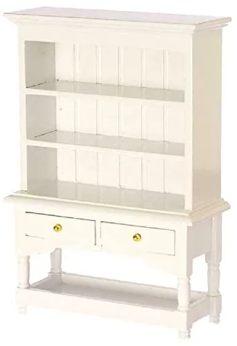 Puppenhaus Miniatur Küche Esszimmer Möbel Shabby Chic Weiße Kommode