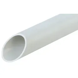 Fränkische Rohrwerke FPKu-EM-F25 mittleres Kunststoff-Stangenrohr 2m, grau