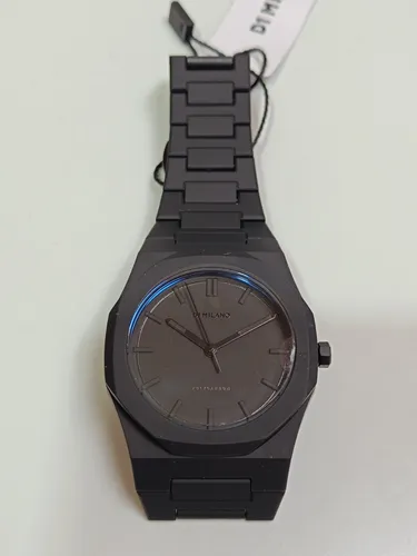 Produktbild D1 Milano Polycarbon Herren Analog Uhr Schwarz (PCBJ10)