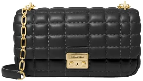 Michael Kors Women Lg Conv Chain Shldr Hand Bag, Schwarz