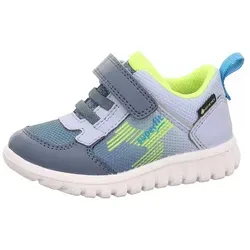 Superfit SPORT7 Mini blau/gelb (8000) 29 - Robuste Kinderfreizeitschuhe mit Klettverschluss. Ideal für Outdoor-Abenteuer, ausgestattet mit GORE-TEX für trockene Füße und einer bequemen Passform.