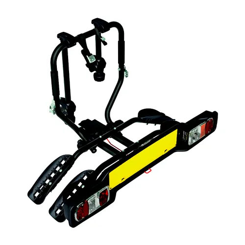 Peruzzo Universeller neigbarer Fahrradträger für Siena-Anhängerkupplung für 2 Fahrräder - Fahrrad- & E-Bike-Träger, neigbar für einfachen Zugang zum Kofferraum, ideal für Familienausflüge.
