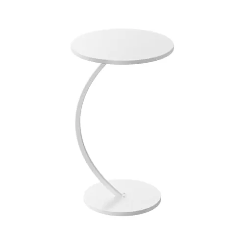 Vicco Couchtisch Alvio, Weiß, 40 x 60 cm - Moderner Beistelltisch in Weiß, kompakt und platzsparend. Ideal für Wohnzimmer, vielseitig einsetzbar für Bücher und Getränke. Bringen Sie Eleganz und Gemütlichkeit in Ihr Zuhause!