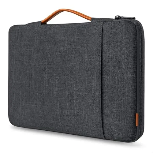 Inateck 360° Rundumschutz Laptoptasche Hülle Kompatibel mit MacBook Air 13 M5 2026, M4 2025, M3/M2/M1 2012-2024, MacBook Pro 13 2012-2022
