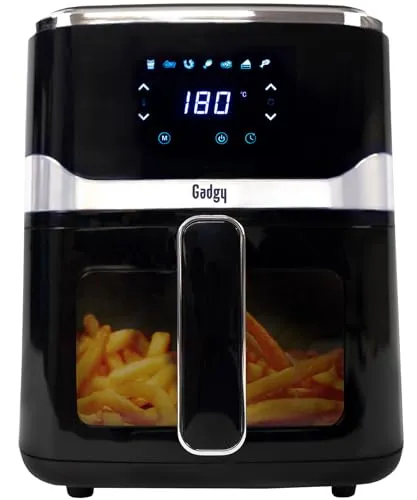 Gadgy Heißluftfritteuse mit Sichtfenster 5L