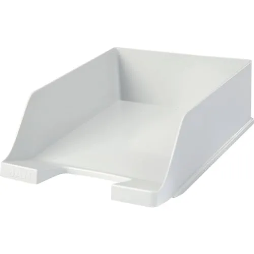 HAN Briefablage KLASSIK XXL - 1 STÜCK, DIN A4/C4, extra hohe Ausführung, Schreibtisch Organizer, Bürobedarf, Büromaterial, Briefkorb, Dokumentenablage, 1047-11, lichtgrau