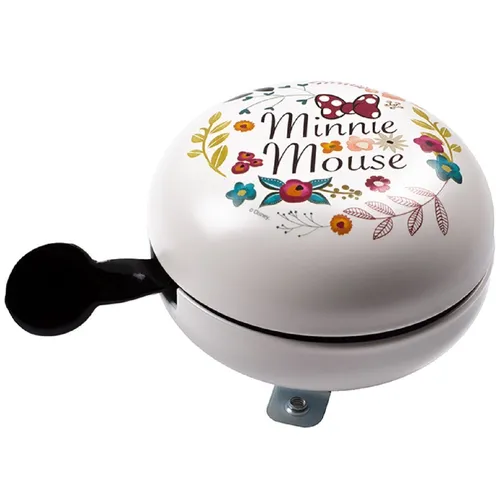 Minnie Mouse Retro Fahrradklingel – Laut & stilvoll mit Blumen