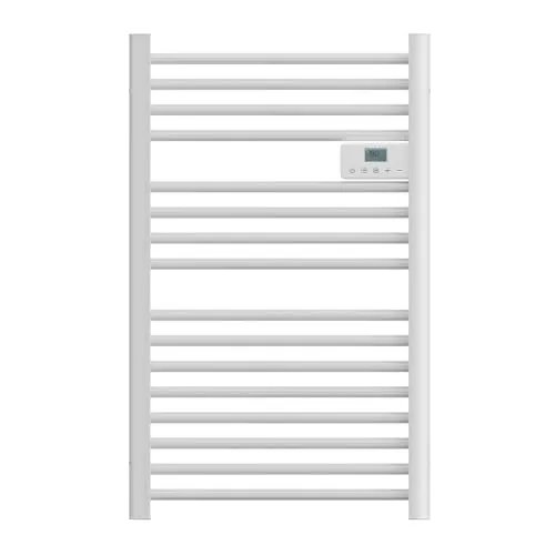 Kalia Elektrischer Handtuchtrockner 500W Montana - Handtuchwärmer mit LCD-Steuerung, 3 Heizmodi und 7 Programmen für individuellen Komfort und Energieeffizienz.