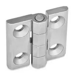 Scharnier 60 x 60 mm, Form A - 2x2 Bohrungen für Senkschraub - Sonstige Elektroinstallationsartikel, robustes Scharnier für zuverlässige Tür- und Fensterbefestigungen, ideal für langlebige Anwendungen.