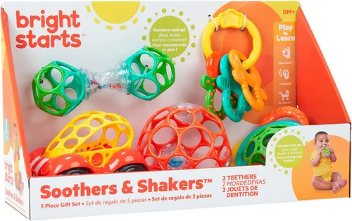 Bright Starts Greifspielzeug Soothers & Shakers™ 5-tlg Geschenkset