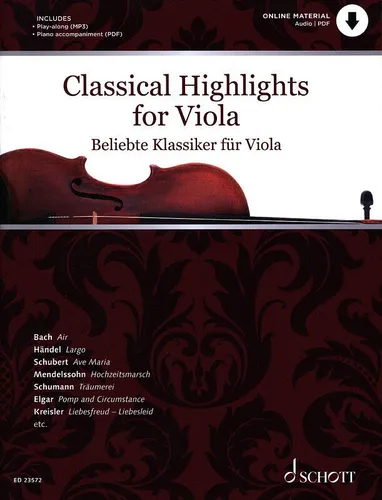 Classical Highlights für Viola und Klavier - PORTOFREI VOM MUSIKFACHHÄNDLER