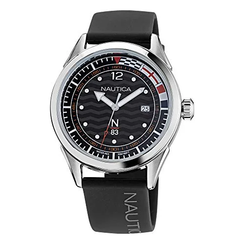 Nautica Casual Watch NAPHBF013, Schwarz, Gurt
